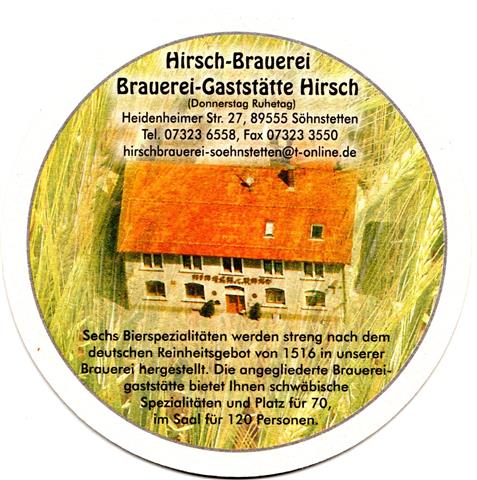 steinheim hdh-bw shnstetter rund 3b (215-o hirsch brauerei)